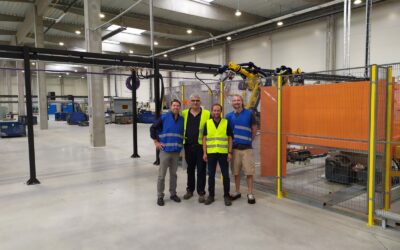 Brandýs plant – installations of the equipment in full swing